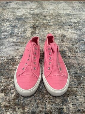Corkys Pink Slip-On Canvas Sneakers